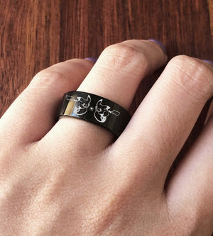  Ring Pokemon Pichu Ring,  Pokemon Engraved Ring, Pokemon Ring, Pokeball Wedding Ring, Wedding Band
