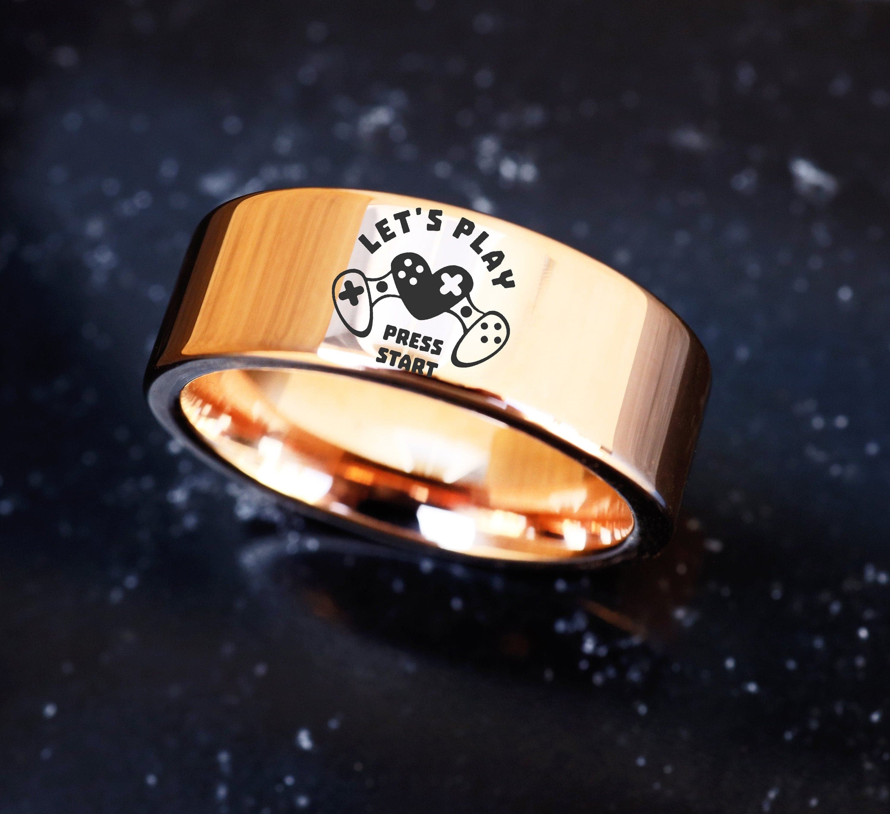 Gamer Wedding Rings
